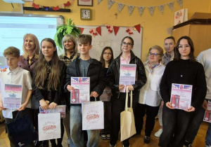 Uczestnicy konkursu z opiekunami