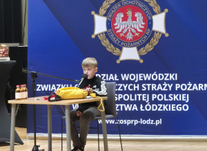 Oliwier Renosik - Mistrz Województwa Łódzkiego "Młodzież zapobiega pożarom"