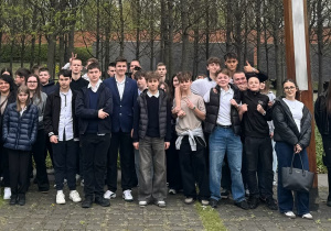 Uczniowie podczas wycieczki