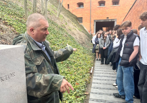 Uczniowie podczas wycieczki