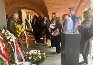 Uczniowie podczas wycieczki