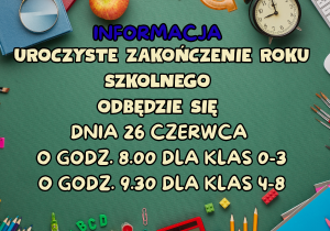 Zakończenie roku szkolnego